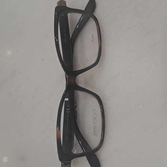 NWT RX-ABLE JIMMY CHOO eyeglass frames JC225 Dark Havana - Picture 2 of 7